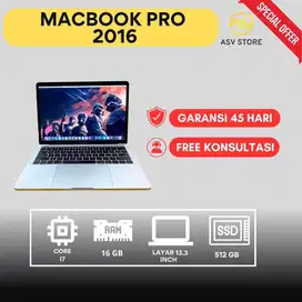 MacBook Pro 2016 - Core i7, RAM 16GB, SSD 512GB