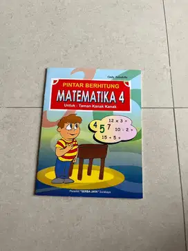 Buku matematika berhitung anak-anak