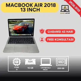 MACBOOK AIR 2018 13 INCH CORE I5 RAM 16GB SSD 256GB