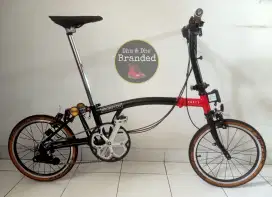 Sepeda Lipat Full set speck  Brompton mewah siap pakai