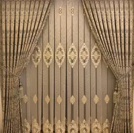 Jual tirai jendela gordyn hordeng gorden wallpaper dinding rollblind v