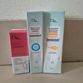 Ella Skin Care (Serum Vit C,Moist,Sunscreen)