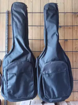 softcase tebal bludru semi gigbag tas gitar akustik standar jumbo