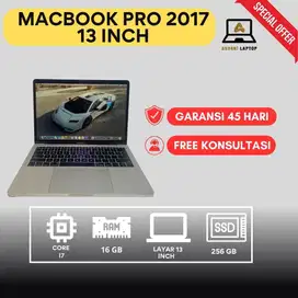 MACBOOK PRO 2017 13 INCH CORE I7 RAM 16 GB SSD 256 GB