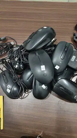 Jual satuan atau borongan mouse kabel HP bekas