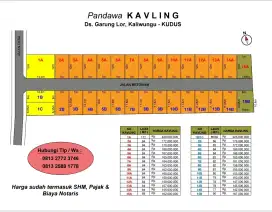 Dijual Tanah Kavling di Garung Lor Kudus