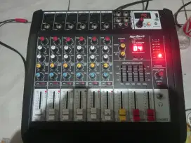 Power mixer new baxs 6 channel effect USB 500 Watt *2 ..