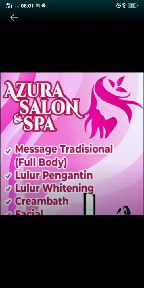 Lowongan therapis wanita