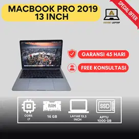 MACBOOK PRO 2019 13 INCH TOUCHBAR CORE I7 RAM 16GB SSD 1000GB