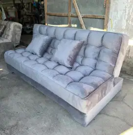 Sofa bed engsel warna abu2