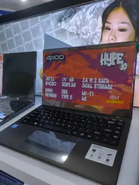 (BARU) Laptop Axioo Hype 10 ram 8GB Garansi 1 Tahun New