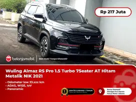 [ LOW KM ] Wuling Almaz RS Pro 1.5 Turbo 7Seater AT Hitam 2021/2022