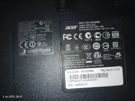 Jual cepat 2 buah leptop Acer dan Lenofo, pemakai sendiri