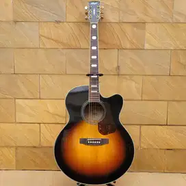 Gitar Akustik Elektrik Cort CJ3V TAB | TOP SOLID & FLAME MAPLE BS