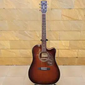 Gitar Akustik Elektrik CORT MR500E BR | TOP SOLID + CUT AWAY BODY