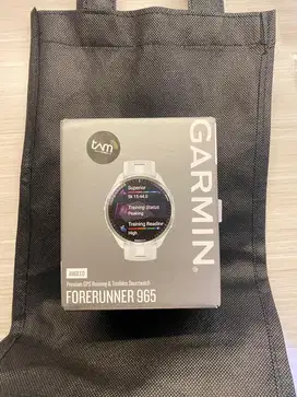 Garmin forerunner 965 white bnib resmi tam 2 tahun