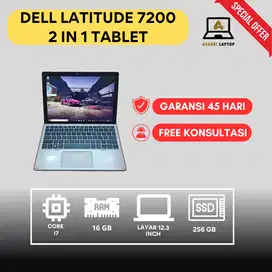 DELL LATITUDE 7200 2 IN 1 TABLET CORE I7 8665U RAM 16GB SSD 256GB