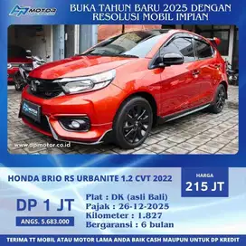 DP 1 JT! KM 1 RB!! Brio RS Urbanaite 1.2 AT 2022 AsBali