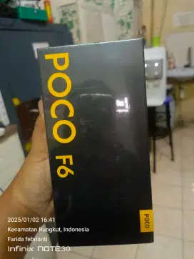 Poco F6 5g 12/512gb BARU garansi resmi Xiaomi 15bln bisa TT Kredit