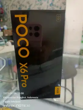 Poco X6 pro 5G 12/512gb baru garansi resmi bisa TT kredit