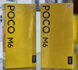 Poco M6 8/256gb baru garansi resmi bisa TT Kredit