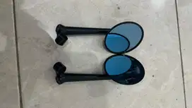 Spion Rizoma Bulat Kaca Biru