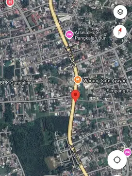 Tanah Komersial Jl. Raya Utama Pangkalan Bun, Kalimantan Tengah