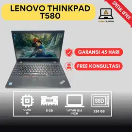 LENOVO THINKPAD T580 CORE I5 RAM 8GB SSD 256GB