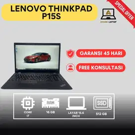 LENOVO THINKPAD P15S CORE I7 RAM 16GB SSD 512GB LAPTOP WORKSTATION