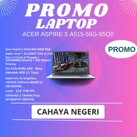 Promo Laptop Acer Aspire 5 A515-56G-55Q0 Intel i5 NVIDIA GEFORCE +TAS