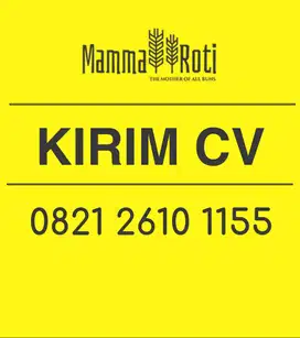 (Dicari Cepat) Karyawan Outlet Mamma Roti Tajur Bogor