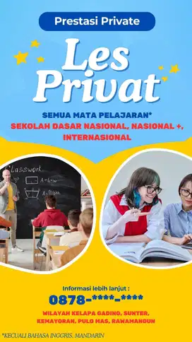 Les Privat Sekolah Dasar - Kelapa Gading - Jakarta Utara