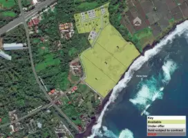 Prime beachfront plots for sale start from 500 sqm in Saba, Gianyar