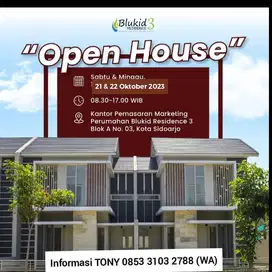 Rumah Murah Sidoarjo Blukid Residence3 OPEN HOUSE