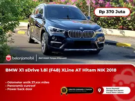 [MILES ANTIK] BMW X1 X 1 sDrive 1.8i (F48) XLine AT Hitam 2018 / 2019