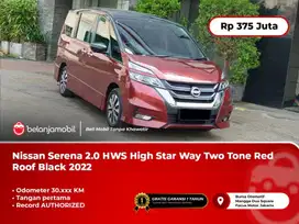 [ LOW KM ] Nissan Serena 2.0 HWS High Way Star Red MERAH 2022/2023