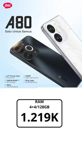 itel A80 4/128 garansi resmi