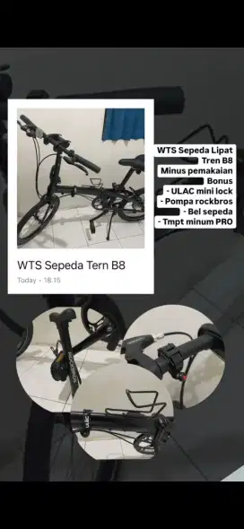 WTS Sepeda Lipat Tern B8