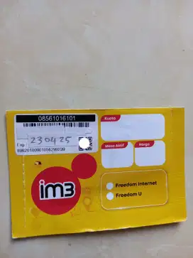 im3 indosat 11 digit nomor cantik