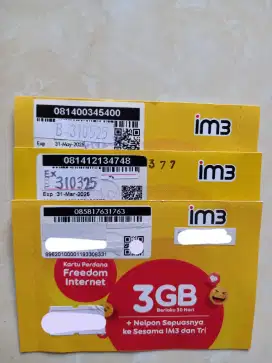 indosat im3 nomor cantik