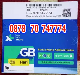 Nomor cantik kartu perdana XL 7774