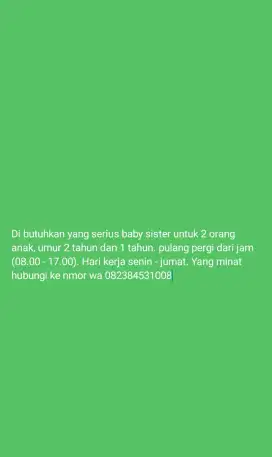 Loker Baby Sister