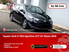 [LOW KM] Toyota Yaris S TRD Sportivo CVT AT Hitam 2019/2020