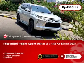 [SUNROOF] Mitsubishi Pajero Sport Dakar 2.4 4x2 AT Silver 2021/2022