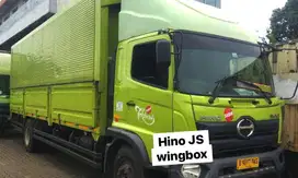 MULUS+banBARU MURAH Hino engkel 4x2 FG 235 JS Wingbox 2018 wing box