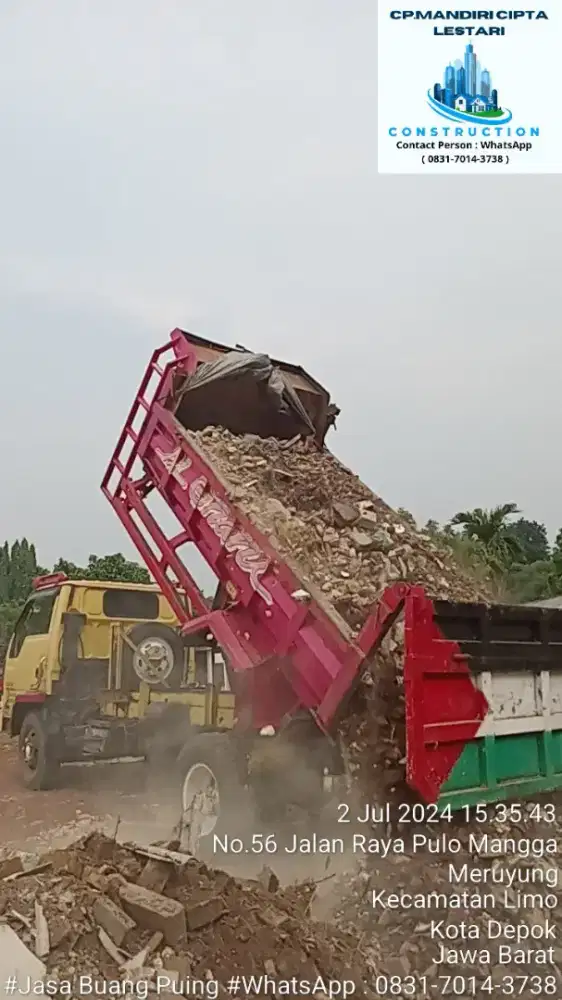 Jasa Buang Puing & Pengurugan