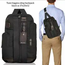 SALE .! Tumi 111777 Higgins Sling Bag Black Original