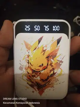 Power Bank Pikachu Lentiven Real 20000mAh Murah Jakarta