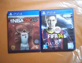 Kaset PS4 original NBA 2014 & fifa 2014