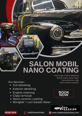 Salon mobil panggilan/poles mobil/salon mobil/poles body/nano coating